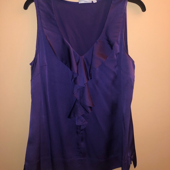 Halogen Ruffled Tank Top - Picture 2 of 4